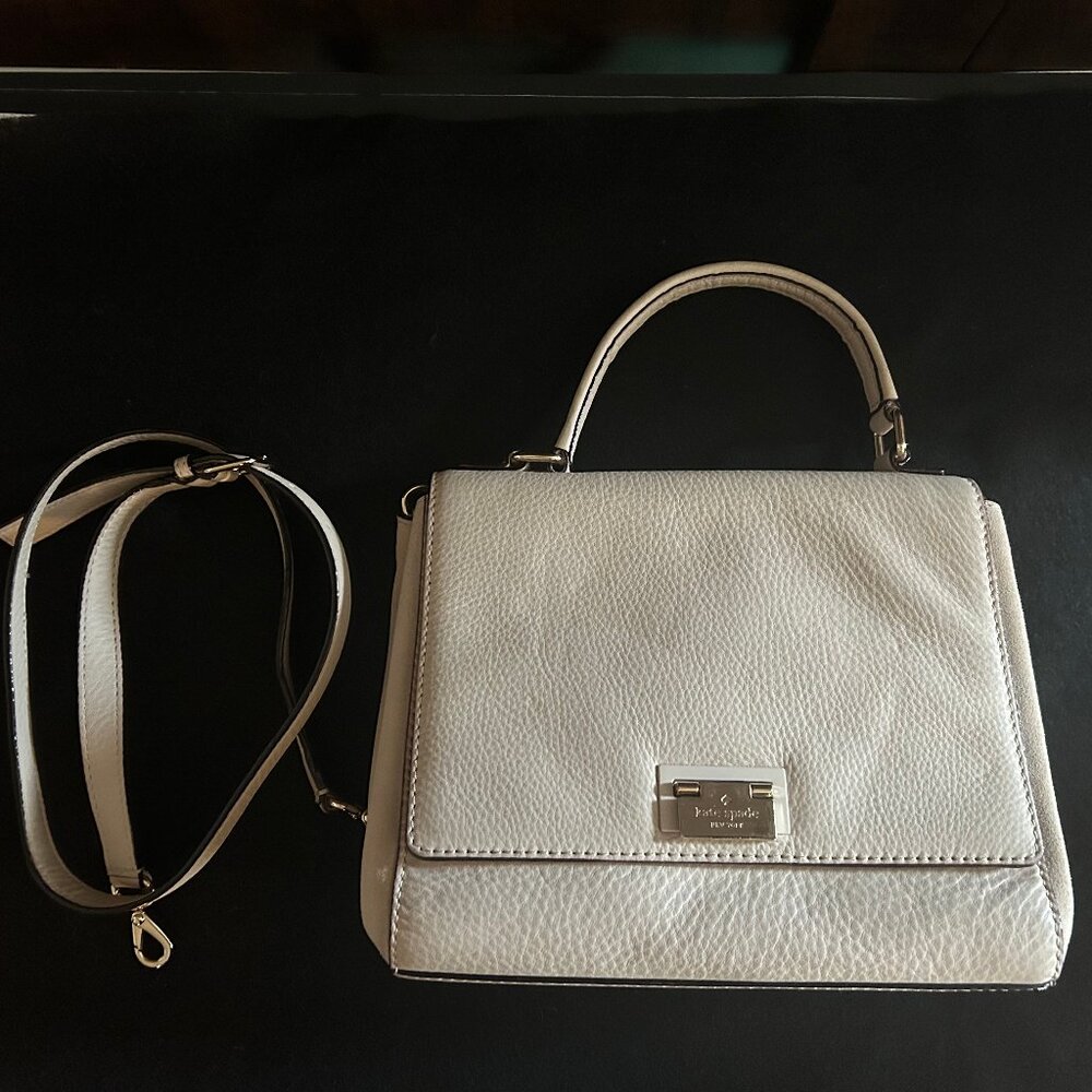 Kate Spade New York MAGNOLIA PARK LARGE LAUREL SATCHEL LEATHER BAG Purse